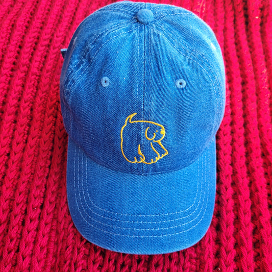 doggy embroidered hat