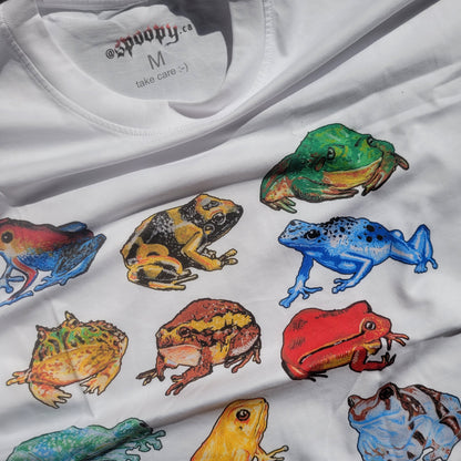 types of frog shirt