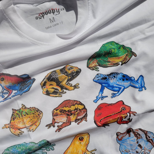types of frog shirt