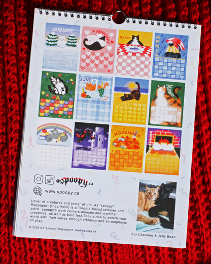 2027 CAT CALENDAR (PRE-ORDER)