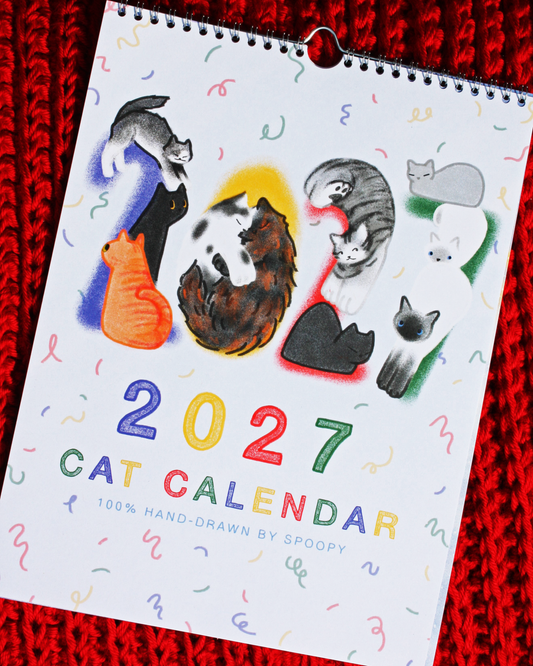 2027 CAT CALENDAR (PRE-ORDER)